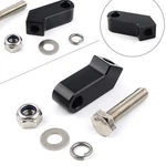 Headlight Mounting Block Bracket Fit Harley Custom Headlamp Black Yh. Fixed Price $14.22.