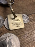 1994 Ducati 916 Motorcycle Key Fob. Fixed Price $14.95.