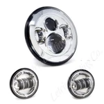 Letric 7IN Led Headlight W/ Passing Lamps Chrome For Indian Lel. LLC-ILHK-7C. Fixed Price $168.95.