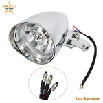 12V Motorcycle Chrome Visor Headlight Lamp Fit For Bobber Chopper Dyna New. Fixed Price $46.78.