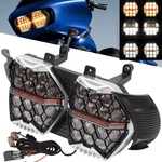 Led Dual Headlight Hi/lo Drl Beam W/ Plug & Play For Harley Road Glide 2015-2024. Fixed Price $199.95.