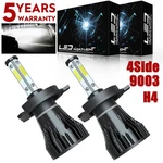 4SIDE H4 Led Headlights Bulbs For Kawasaki Ninja ZX7R ZX750 1991-2003 Motorcycle. Fixed Price $23.99.