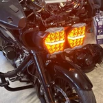 Dual Led Halo Headlight For Harley Touring Road Glide Fltrx Ultra 2015-2024. Fixed Price $254.95.