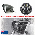 5 3/4" Matt Black Led Daymaker Bullet Headlight Harley Sportster Chopper Bobber. Fixed Price $128.53.