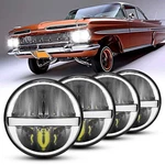 4PCS 5.75" 5-3/4" Round Led Headlights Hi/lo Drl H4 For Chevy Chevelle 1964-1970. Fixed Price $120.99.