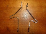 Used Set Of 2 Left + Right Head Light Bracket Ears Triumph Bsa 97-4058 97-4060. Fixed Price $35.00.