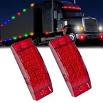 2PCS 5.8" 21-LED Side Marker Lights 3-IN-1 Sequential Turn Signal, Red. Fixed Price $27.26.