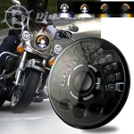 Newest 7" Inch Led Projector Headlight Turn Signal Lights Fit For Harley Touring. Fixed Price $40.93.