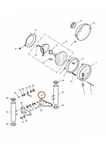 Triumph T2700375 - Left Hand Headlight Indicator Bracket. Fixed Price $76.04.