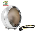 Tcmt Motorcycle Round Headlight Housing Led Headlamp Shell Protective 7". Fixed Price $74.17.