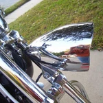 Chrome Bullet Headlight Assembly For Harley Sportster Xl Softail Bobber Chopper. Fixed Price $64.95.