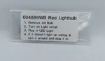 Kuryakyn Red Wedge Led Light Bulb 604886WB 4802 Harley Davidson & Motorcycle. Fixed Price $6.49.