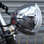Motorcycle Finned Grill Headlight Lamp For Harley Chopper Bobber Sportster Dyna. Fixed Price $29.95.