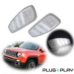 2PC Front Clear Lens Led White Side Marker Lamp Pair For 2015-2022 Jeep Renegade. Fixed Price $24.99.