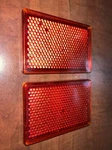 Vintage Stimsonite Square Red Glass Lens 1512 Marker Light 3.5 X 2.5 Inch. Fixed Price $30.00.