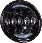 Harddrive 820-0360 Led Headlight 7" White Angel Eyes 105W. Fixed Price $141.95.