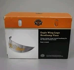 Harley Eagle Wing Logo Headlamp Visor 7" Softail Flhx Street Glide Touring Ultra. Fixed Price $49.95.