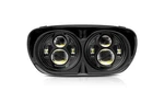 120W 5.75 Inch Dual Led Headlight Compatible With Road Glide 2004-2013, Black. Fixed Price $130.92.