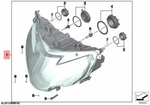 Genuine Bmw K52 Headlight Oem 63128541627. Fixed Price $872.58.