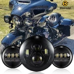 7" Led Headlight & Passing Lamps For Harley Davidson Ultra Classic Electra Glide. Fixed Price $60.99.